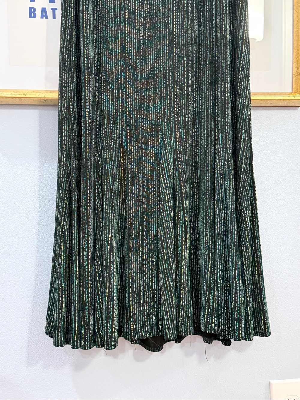 Choices Digital Matrix Print Mermaid Maxi Skirt Size Small - Picture 7 of 7